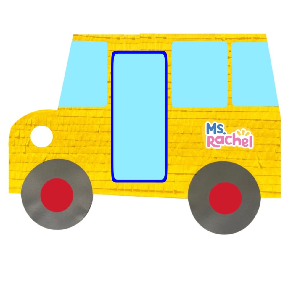 Ms Rachel School Bus Pinata